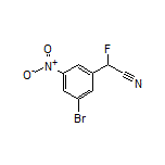2-(3-溴-5-硝基苯基)-2-氟乙腈