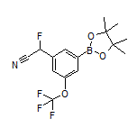 2-氟-2-(3-(4,4,5,5-四甲基-1,3,2-二氧硼杂环戊烷-2-基)-5-(三氟甲氧基)苯基)乙腈