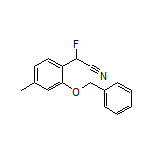 2-(2-(苄氧基)-4-甲基苯基)-2-氟乙腈