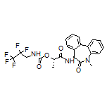 (2S)-2-[N-(2,2,3,3,3-pentafluoropropyl)carbamoyloxy]-N-[(7S)-5-methyl-6-oxo-6,7-dihydro-5H-dibenzo[b,d]azepin-7-yl]propionamide