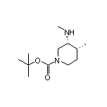 (3R,4R)-1-Boc-4-methyl-3-(methylamino)piperidine