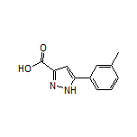 5-(3-Methylphenyl)pyrazole-3-carboxylic Acid