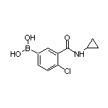 4-Chloro-3-(cyclopropylcarbamoyl)phenylboronic Acid