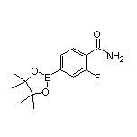 4-Carbamoyl-3-fluorophenylboronic Acid Pinacol Ester