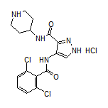 4-(2,6-Dichlorobenzamido)-N-(4-piperidyl)pyrazole-3-carboxamide Hydrochloride