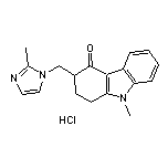 9-Methyl-3-[(2-methyl-1-imidazolyl)methyl]-2,3-dihydro-1H-carbazol-4(9H)-one Hydrochloride