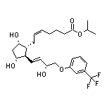 Isopropyl (Z)-7-[(1R,2R,3R,5S)-3,5-Dihydroxy-2-[(R,E)-3-hydroxy-4-[3-(trifluoromethyl)phenoxy]-1-buten-1-yl]cyclopentyl]-5-heptenoate