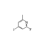 2-Fluoro-4-iodo-6-methylpyridine