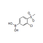3-Chloro-4-(methylsulfonyl)phenylboronic Acid