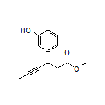 Methyl 3-(3-Hydroxyphenyl)-4-hexynoate