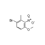 3-Bromo-6-methoxy-2-methylnitrobenzene