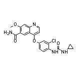 4-[3-Chloro-4-(3-cyclopropylureido)phenoxy]-7-methoxyquinoline-6-carboxamide