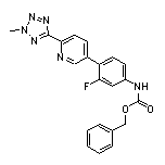 N-Cbz-3-fluoro-4-[6-(2-methyl-5-tetrazolyl)-3-pyridyl]aniline