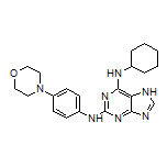 N6-Cyclohexyl-N2-(4-morpholinophenyl)-7H-purine-2,6-diamine