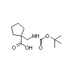 1-[(Boc-amino)methyl]cyclopentanecarboxylic Acid