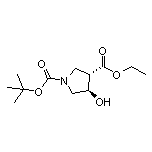 Ethyl (3S,4R)-1-Boc-4-hydroxypyrrolidine-3-carboxylate