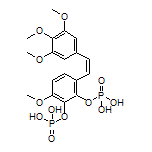 (Z)-3-Methoxy-6-(3,4,5-trimethoxystyryl)-1,2-phenylene Bis(dihydrogen Phosphate)
