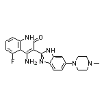 4-Amino-5-fluoro-3-[6-(4-methyl-1-piperazinyl)-2-benzimidazolyl]quinolin-2(1H)-one