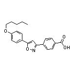 4-[5-[4-(Pentyloxy)phenyl]-3-isoxazolyl]benzoic Acid