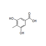 3,5-Dihydroxy-4-methylbenzoic Acid