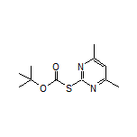 2-[(tert-Butoxycarbonyl)thio]-4,6-dimethylpyrimidine