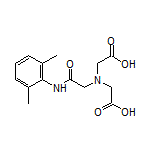 2,2’-[[2-[(2,6-Dimethylphenyl)amino]-2-oxoethyl]azanediyl]diacetic Acid