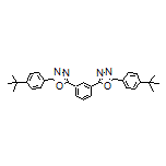 1,3-Bis[5-[4-(tert-butyl)phenyl]-1,3,4-oxadiazol-2-yl]benzene