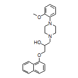 1-[4-(2-Methoxyphenyl)-1-piperazinyl]-3-(1-naphthyloxy)-2-propanol