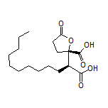 (S)-2-[(S)-1-Carboxyundecyl]-5-oxotetrahydrofuran-2-carboxylic Acid
