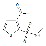 3-Acetyl-2-(methylaminosulfonyl)thiophene