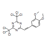 2-(3,4-Dimethoxystyryl)-4,6-bis(trichloromethyl)-1,3,5-triazine