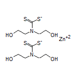 Bis(2-hydroxyethyl)dithiocarbamic Acid Zinc(II) Salt