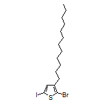2-Bromo-3-dodecyl-5-iodothiophene