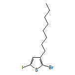 2-Bromo-5-iodo-3-n-octylthiophene