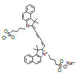 3,3,3’,3’-Tetramethyl-1,1’-bis(4-sulfobutyl)benzoindodicarbocyanine Sodium Salt