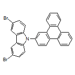 3,6-Dibromo-9-(triphenylen-2-yl)carbazole