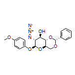 4-Methoxyphenyl 2-Azido-4,6-O-benzylidene-2-deoxy-beta-D-glucopyranoside