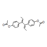 3,4-Bis(4-acetoxyphenyl)-2,4-hexadiene