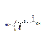2-[(5-Mercapto-1,3,4-thiadiazol-2-yl)thio]acetic Acid