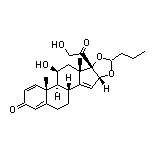 (11beta,16beta)-16,17-[Butylidenebis(oxy)]-11,21-dihydroxypregna-1,4,14-triene-3,20-dione