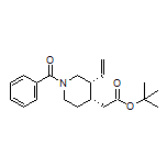 tert-Butyl 2-[(3R,4S)-1-benzoyl-3-vinylpiperidin-4-yl]acetate