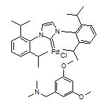 Chloro[[1,3-bis(2,6-diisopropylphenyl)imidazol-2-ylidene](N,N-dimethyl-3,5-dimethoxybenzylamine)palladium(II)]