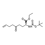 Ethyl (S)-2-(Boc-amino)-5-oxo-8-nonenoate