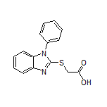 2-[(1-Phenyl-2-benzimidazolyl)thio]acetic Acid