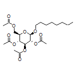 (2R,3R,4S,5R,6R)-2-(Acetoxymethyl)-6-(octyloxy)tetrahydro-2H-pyran-3,4,5-triyl Triacetate