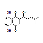 (S)-5,8-Dihydroxy-2-(1-hydroxy-4-methylpent-3-en-1-yl)naphthalene-1,4-dione
