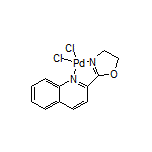 DIchloro[2-(4,5-dihydro-2-oxazolyl)quinoline]palladium(II)