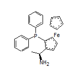 (R)-1-((S)-2-Diphenylphosphino)ferrocenylethylamine