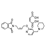 (Z)-2-[4-[[4-(1-Piperidylmethyl)-2-pyridyl]oxy]2-butenyl]isoindoline-1,3-dione Maleate