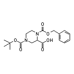 1-Cbz-4-Boc-piperazine-2-carboxylic Acid